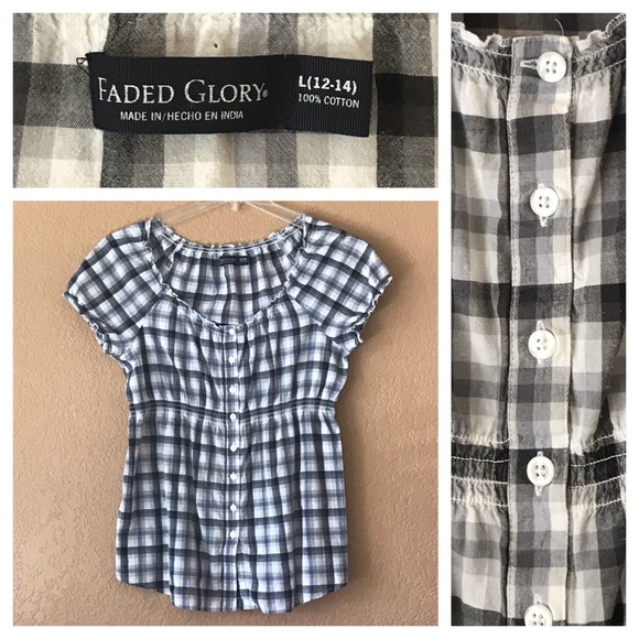 Faded Glory Tops - Country Peasant Blouse